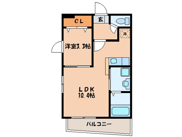 パ－クシティロイヤルⅢの物件間取画像